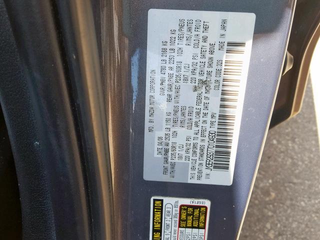 JM3ER293770104930 - 2007 MAZDA CX-7 GRAY photo 10