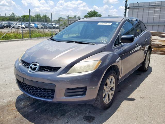 JM3ER293770104930 - 2007 MAZDA CX-7 GRAY photo 2