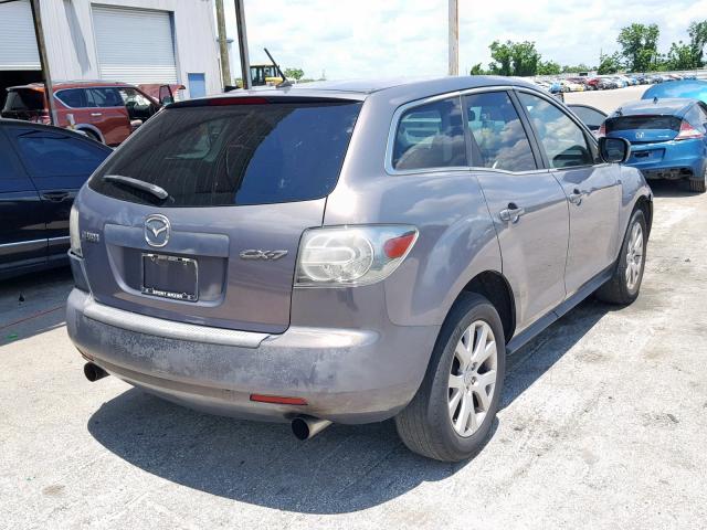 JM3ER293770104930 - 2007 MAZDA CX-7 GRAY photo 4