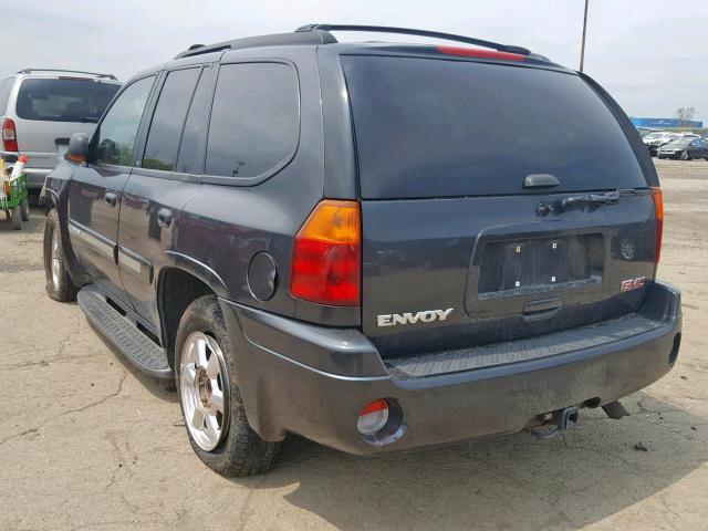 1GKDT13S932267212 - 2003 GMC ENVOY CHARCOAL photo 3