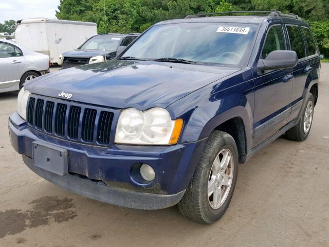 1J4GR48KX6C270002 - 2006 JEEP GRAND CHER BLUE photo 2