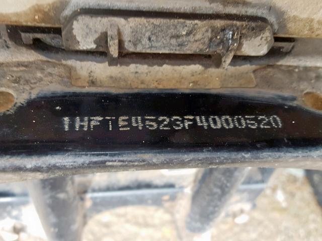 1HFTE4523F4000520 - 2015 HONDA TRX500 FM RED photo 10