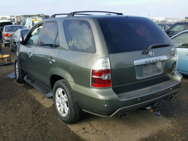 2HNYD18636H520178 - 2006 ACURA MDX TOURIN GREEN photo 3