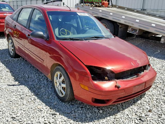 1FAFP34N95W259691 - 2005 FORD FOCUS ZX4 RED photo 1