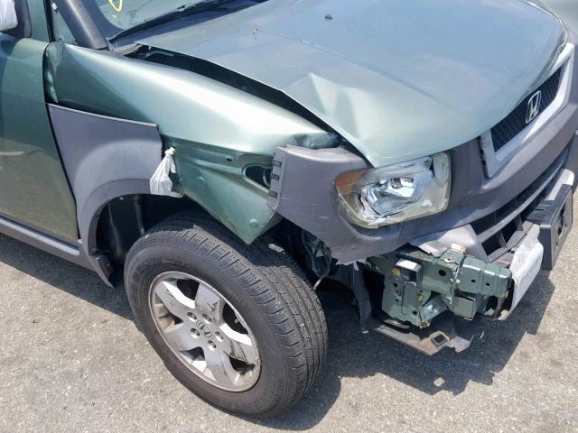 5J6YH28593L019120 - 2003 HONDA ELEMENT EX GREEN photo 10