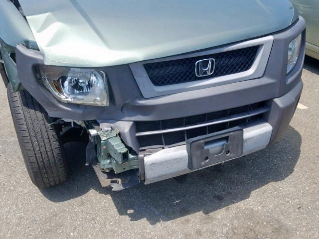 5J6YH28593L019120 - 2003 HONDA ELEMENT EX GREEN photo 9