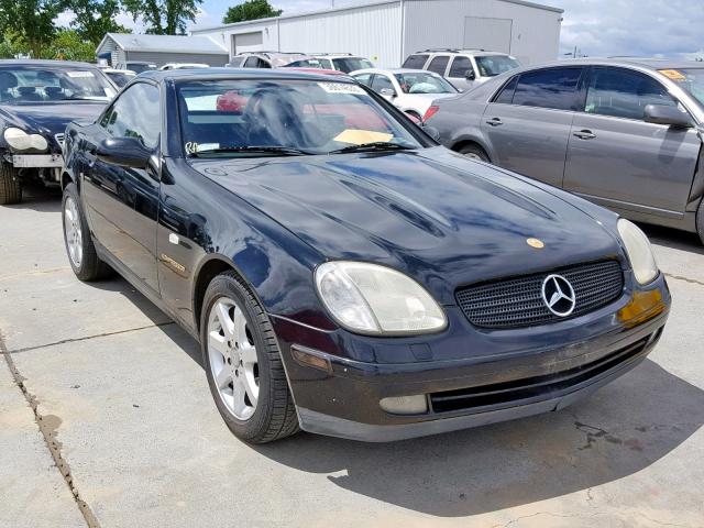 WDBKK47F9WF007666 - 1998 MERCEDES-BENZ SLK 230 KO BLACK photo 1