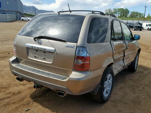 2HNYD18824H550710 - 2004 ACURA MDX TOURIN GOLD photo 4