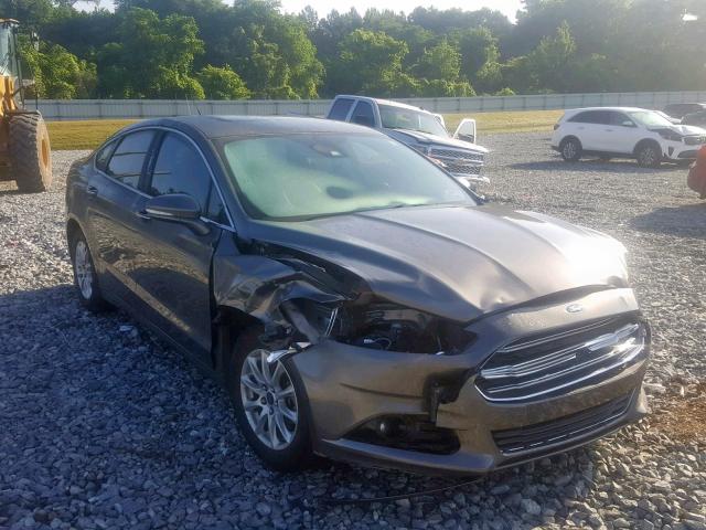 3FA6P0K94ER162115 - 2014 FORD FUSION TIT GRAY photo 1