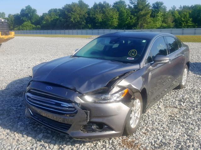 3FA6P0K94ER162115 - 2014 FORD FUSION TIT GRAY photo 2