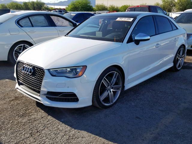 WAUBFGFFXF1132162 - 2015 AUDI S3 WHITE photo 2