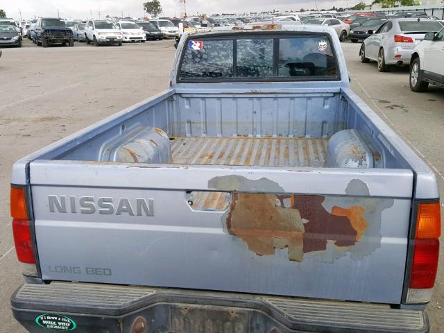 JN6ND12S6GW001821 - 1986 NISSAN D21 LONG B BLUE photo 6