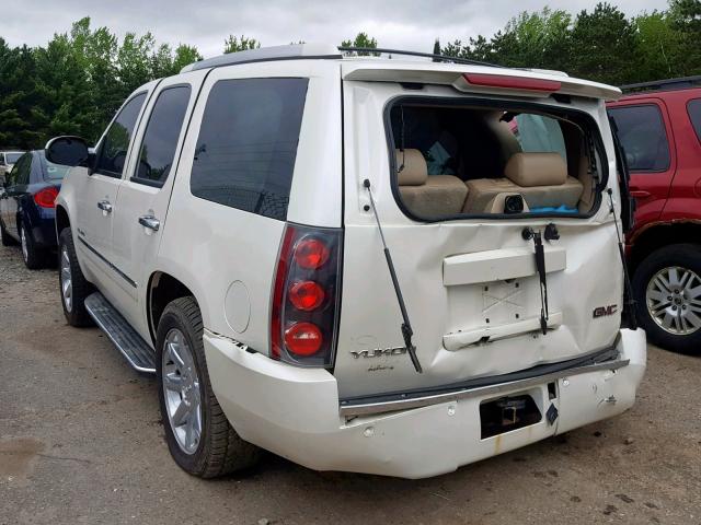 1GKUKEEFXAR266620 - 2010 GMC YUKON DENA WHITE photo 3