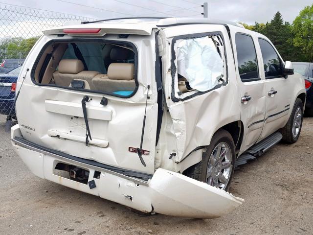 1GKUKEEFXAR266620 - 2010 GMC YUKON DENA WHITE photo 4