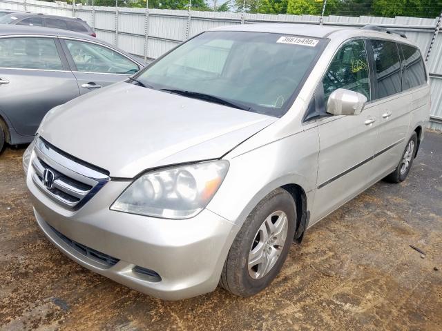 5FNRL38425B406572 - 2005 HONDA ODYSSEY EX  photo 2