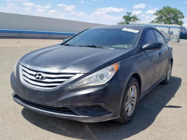 5NPEB4AC3DH633116 - 2013 HYUNDAI SONATA GLS BLACK photo 2