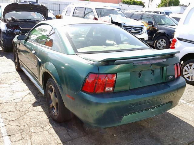 1FAFP40482F188997 - 2002 FORD MUSTANG GREEN photo 3