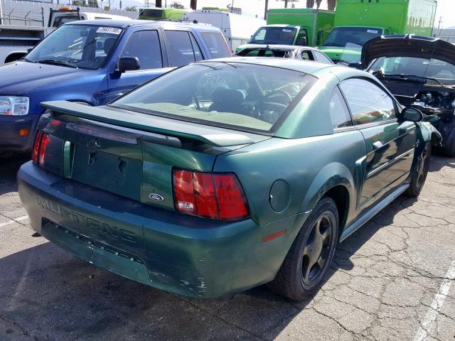 1FAFP40482F188997 - 2002 FORD MUSTANG GREEN photo 4