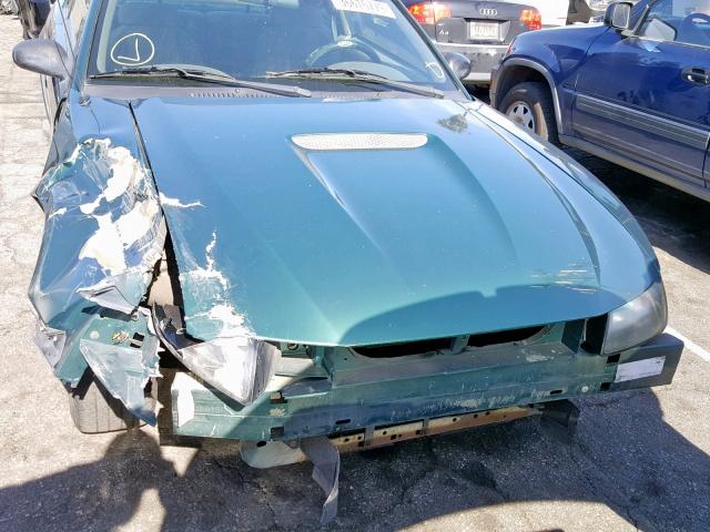 1FAFP40482F188997 - 2002 FORD MUSTANG GREEN photo 7