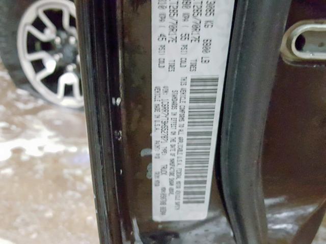 1C6RR7YT9HS527871 - 2017 RAM 1500 REBEL შავი ფოტო 10