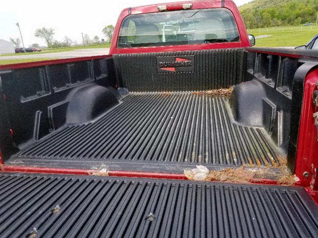 1GTDT148X58183852 - 2005 GMC CANYON RED photo 6