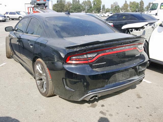 2C3CDXEJ2GH312522 - 2016 DODGE CHARGER SR BLACK photo 3