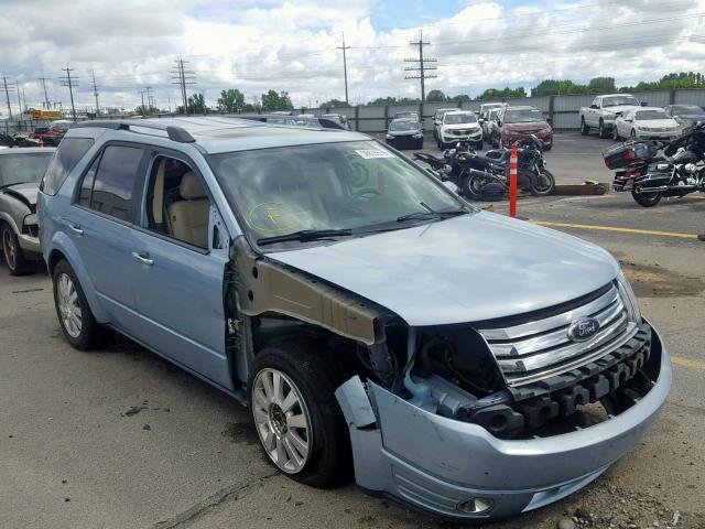 1FMDK03W28GA10250 - 2008 FORD TAURUS X L BLUE photo 1