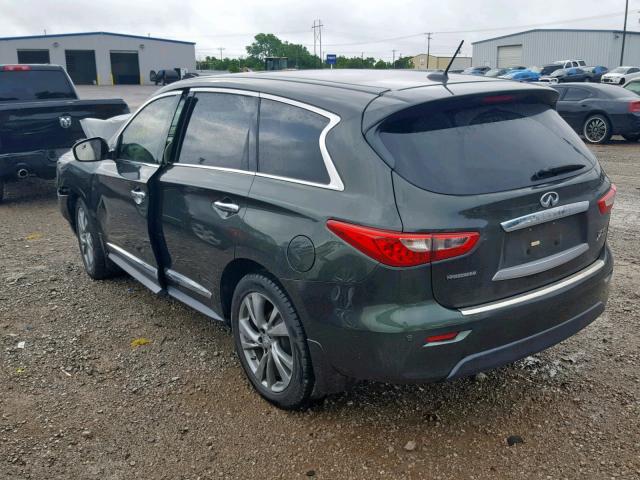 5N1AL0MN5DC317743 - 2013 INFINITI JX35 CHARCOAL photo 3