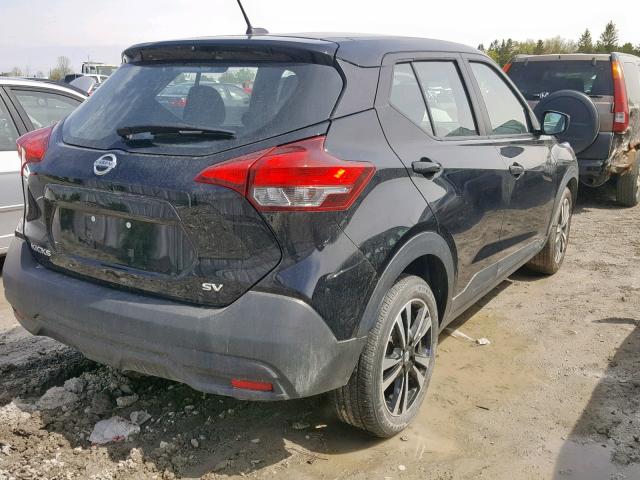 3N1CP5CU1KL494821 - 2019 NISSAN KICKS S BLACK photo 4