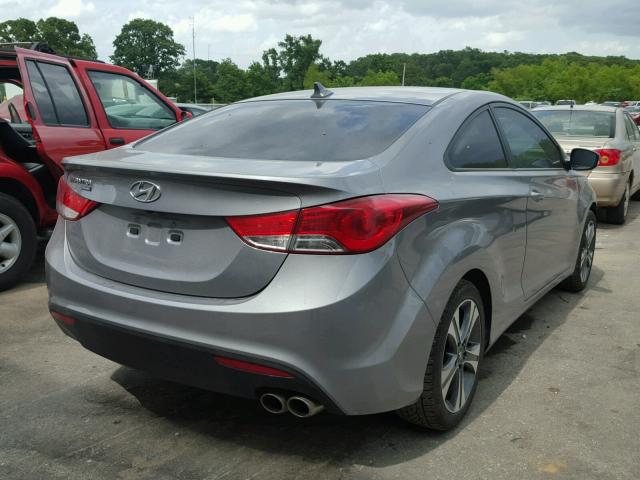 KMHDH6AE7DU009070 - 2013 HYUNDAI ELANTRA CO SILVER photo 4