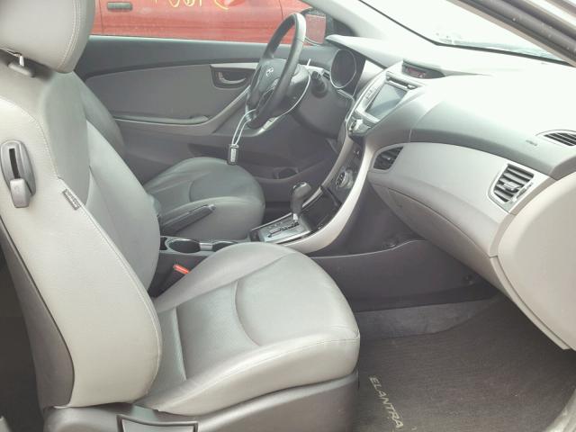 KMHDH6AE7DU009070 - 2013 HYUNDAI ELANTRA CO SILVER photo 5