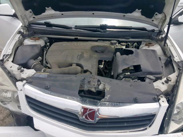 1G8ZS57B49F165754 - 2009 SATURN AURA XE WHITE photo 7