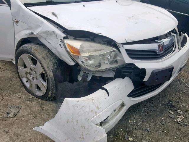 1G8ZS57B49F165754 - 2009 SATURN AURA XE WHITE photo 9