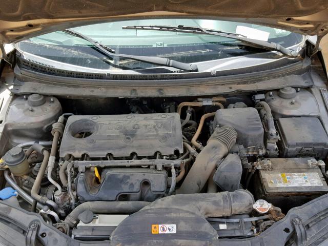 KNAFU5A28D5657551 - 2013 KIA FORTE EX SILVER photo 7