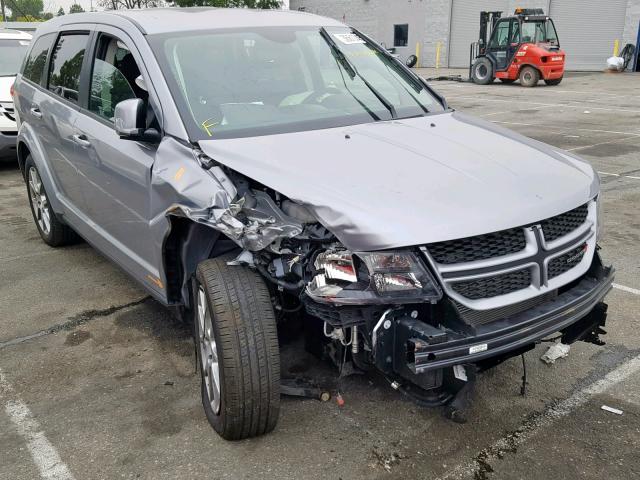 3C4PDCEGXJT426311 - 2018 DODGE JOURNEY GT SILVER photo 1