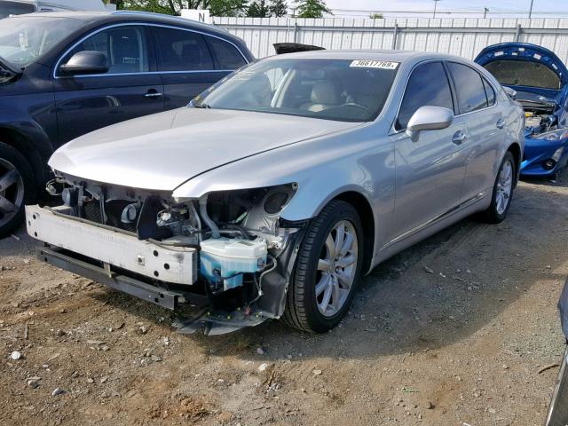 JTHBL46F385073718 - 2008 LEXUS LS 460 SILVER photo 2