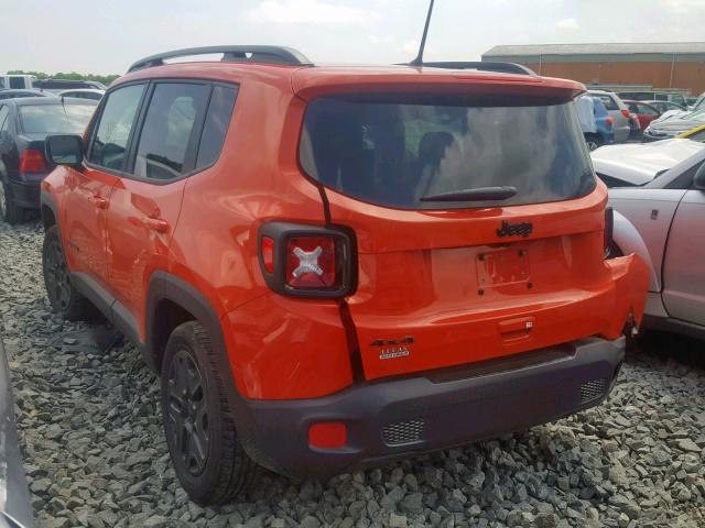 ZACCJBAB5JPJ10265 - 2018 JEEP RENEGADE S 橙色 照片 3