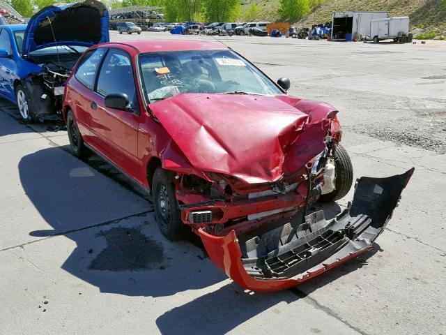 2HGEH2357SH514560 - 1995 HONDA CIVIC CX RED photo 1