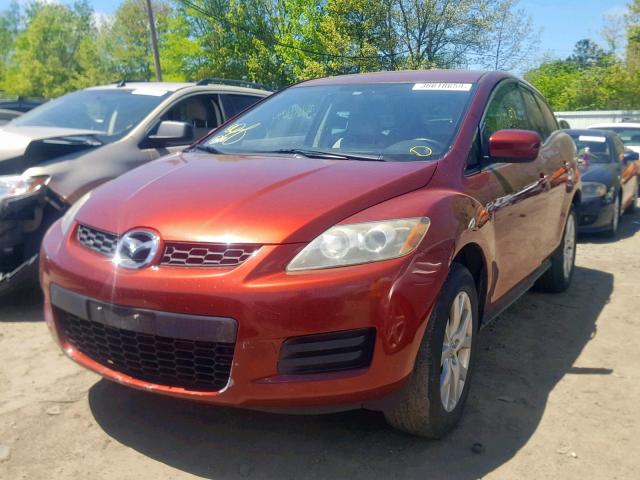 JM3ER29L970163087 - 2007 MAZDA CX-7 MAROON photo 2