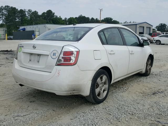 3N1AB61E39L661410 - 2009 NISSAN SENTRA 2.0 WHITE photo 4