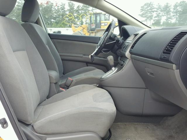 3N1AB61E39L661410 - 2009 NISSAN SENTRA 2.0 WHITE photo 5