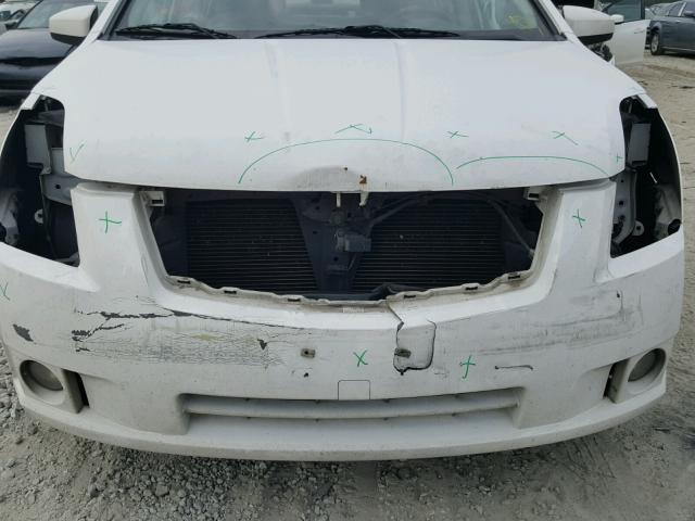 3N1AB61E39L661410 - 2009 NISSAN SENTRA 2.0 WHITE photo 9