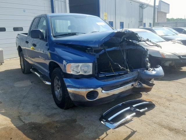 1D7HA18N64S581509 - 2004 DODGE RAM 1500 S BLUE photo 1