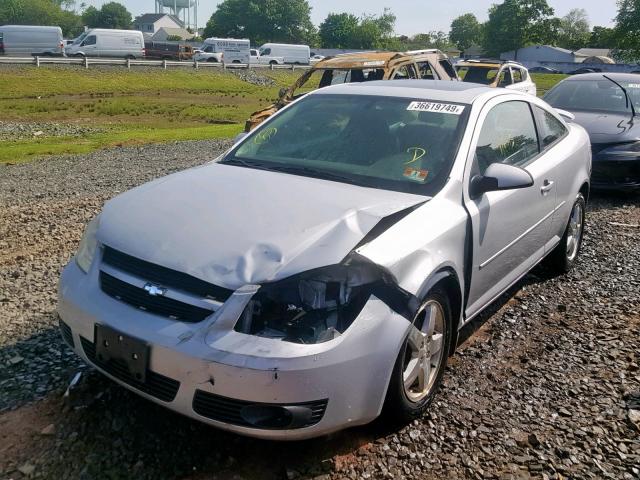 1G1AL18F367672444 - 2006 CHEVROLET COBALT LT SILVER photo 2