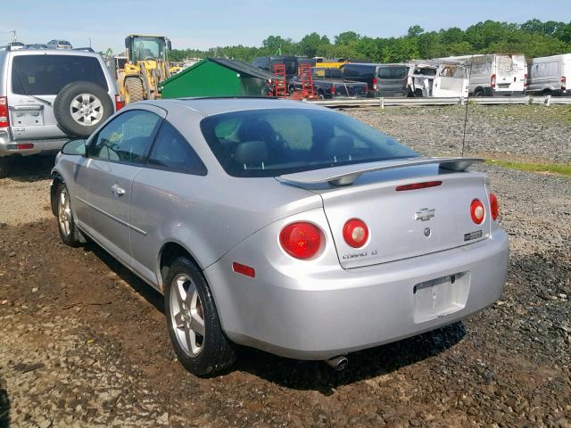 1G1AL18F367672444 - 2006 CHEVROLET COBALT LT SILVER photo 3