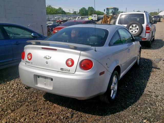 1G1AL18F367672444 - 2006 CHEVROLET COBALT LT SILVER photo 4