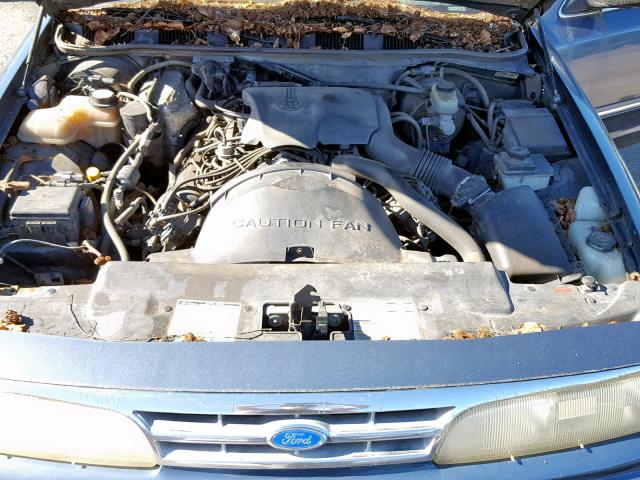 2FALP73W3TX209567 - 1996 FORD CROWN VICT BLUE photo 7