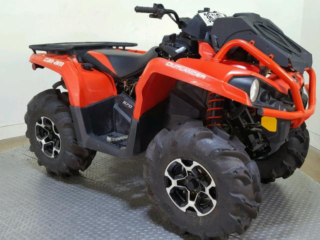 3JBLWAT40JJ000065 - 2018 CAN-AM OUTLANDER RED photo 2