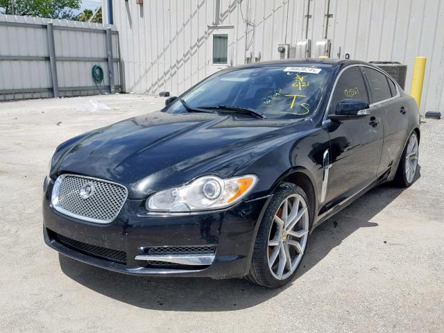 SAJWA05B69HR28641 - 2009 JAGUAR XF LUXURY BLACK photo 2