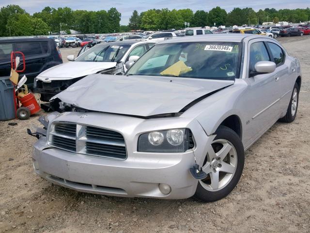 2B3CA3CV3AH187333 - 2010 DODGE CHARGER SX SILVER photo 2